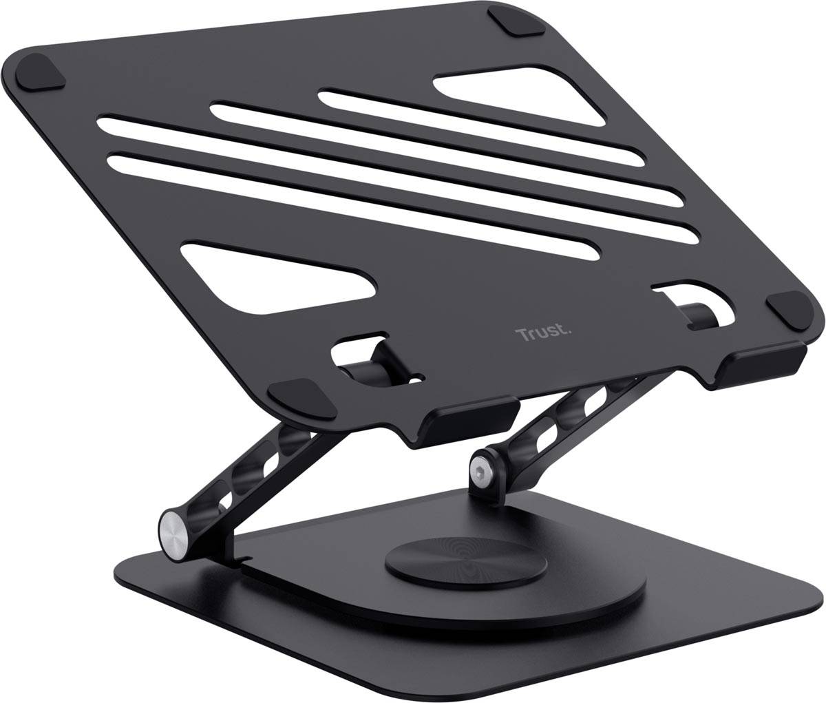 Trust Zeff laptopstandaard, metaal, zwart