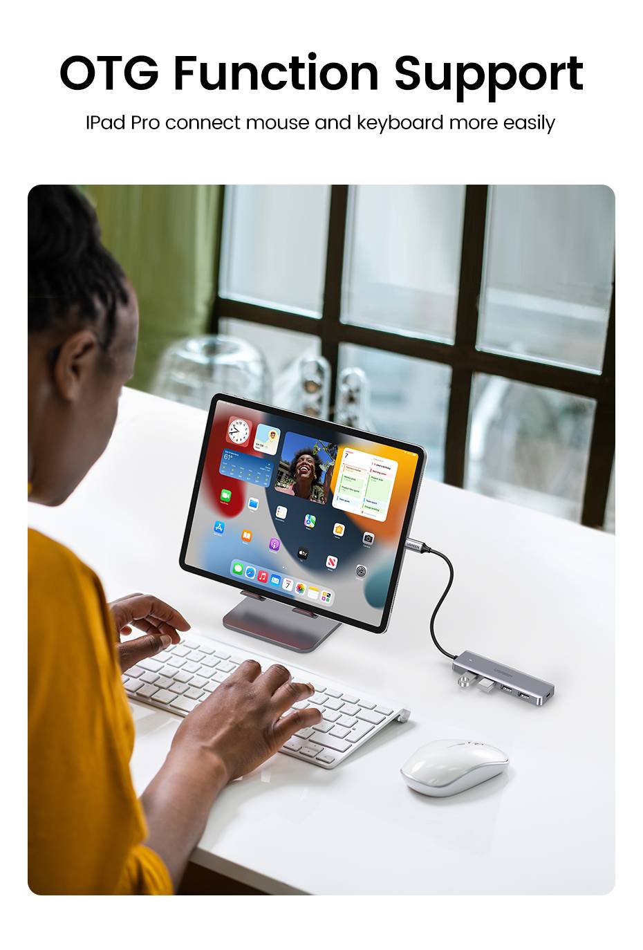 Ugreen 70336 interface hub USB 3.2 Gen 1 (3.1 Gen 1) Type-C 5000 Mbit/s