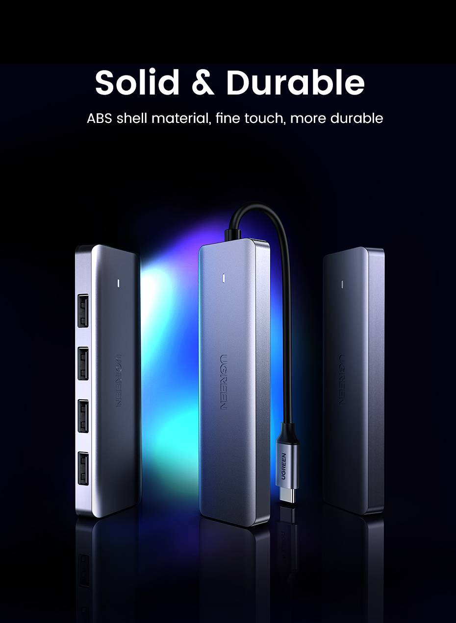 Ugreen 70336 interface hub USB 3.2 Gen 1 (3.1 Gen 1) Type-C 5000 Mbit/s