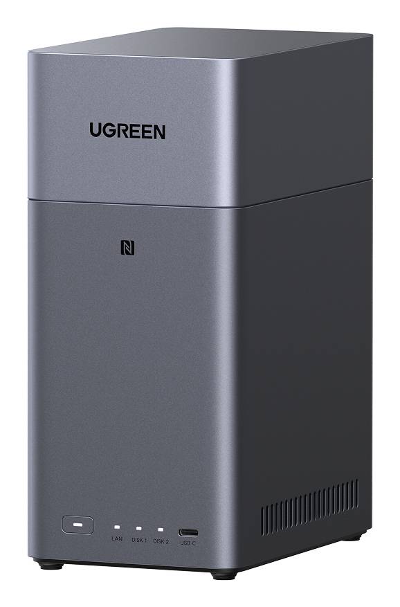 Ugreen DH2300 NAS Mini Tower 4 GB Grijs