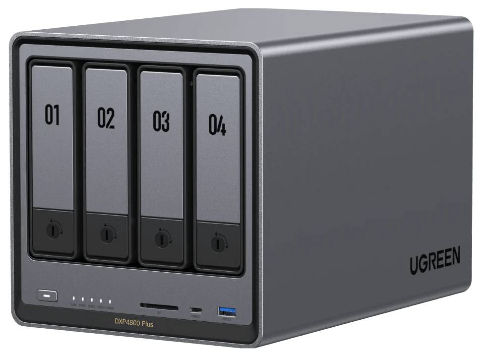 Ugreen NASync DXP4800 Plus NAS Desktop Intel® Pentium® Gold 8505 8 GB DDR5 0 TB UGOS Pro