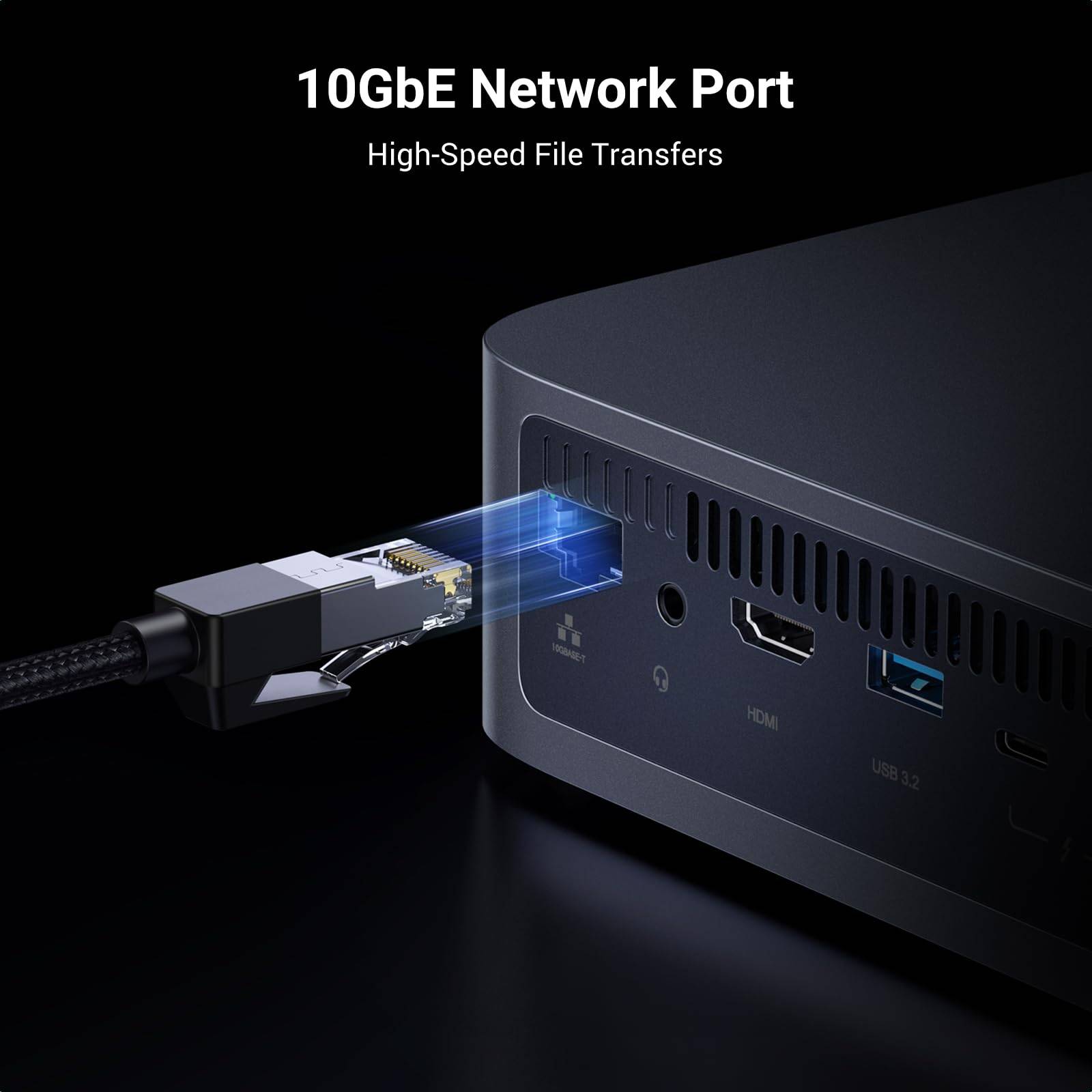 Ugreen DXP480T Plus NAS Desktop Intel® Core™ i5 8 GB DDR5 Grijs