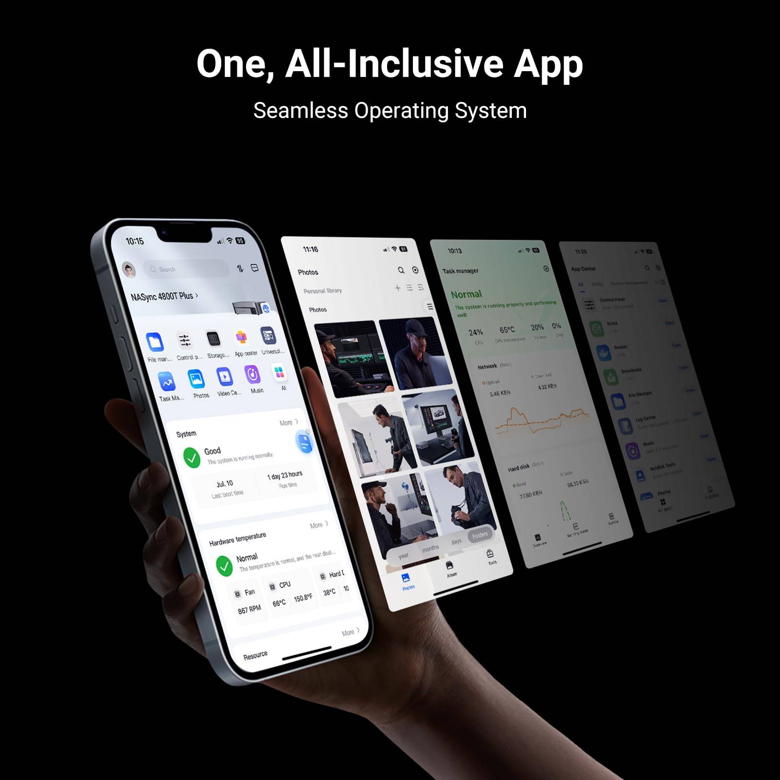 Ugreen DXP480T Plus NAS Desktop Intel® Core™ i5 8 GB DDR5 Grijs