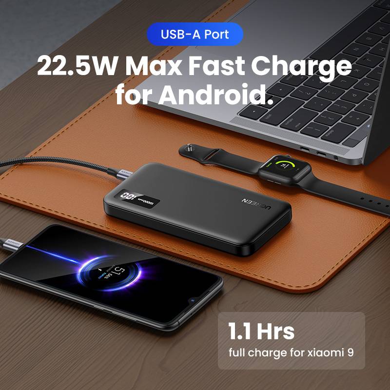 Ugreen 25742 powerbank Lithium-Ion (Li-Ion) 10000 mAh Zwart