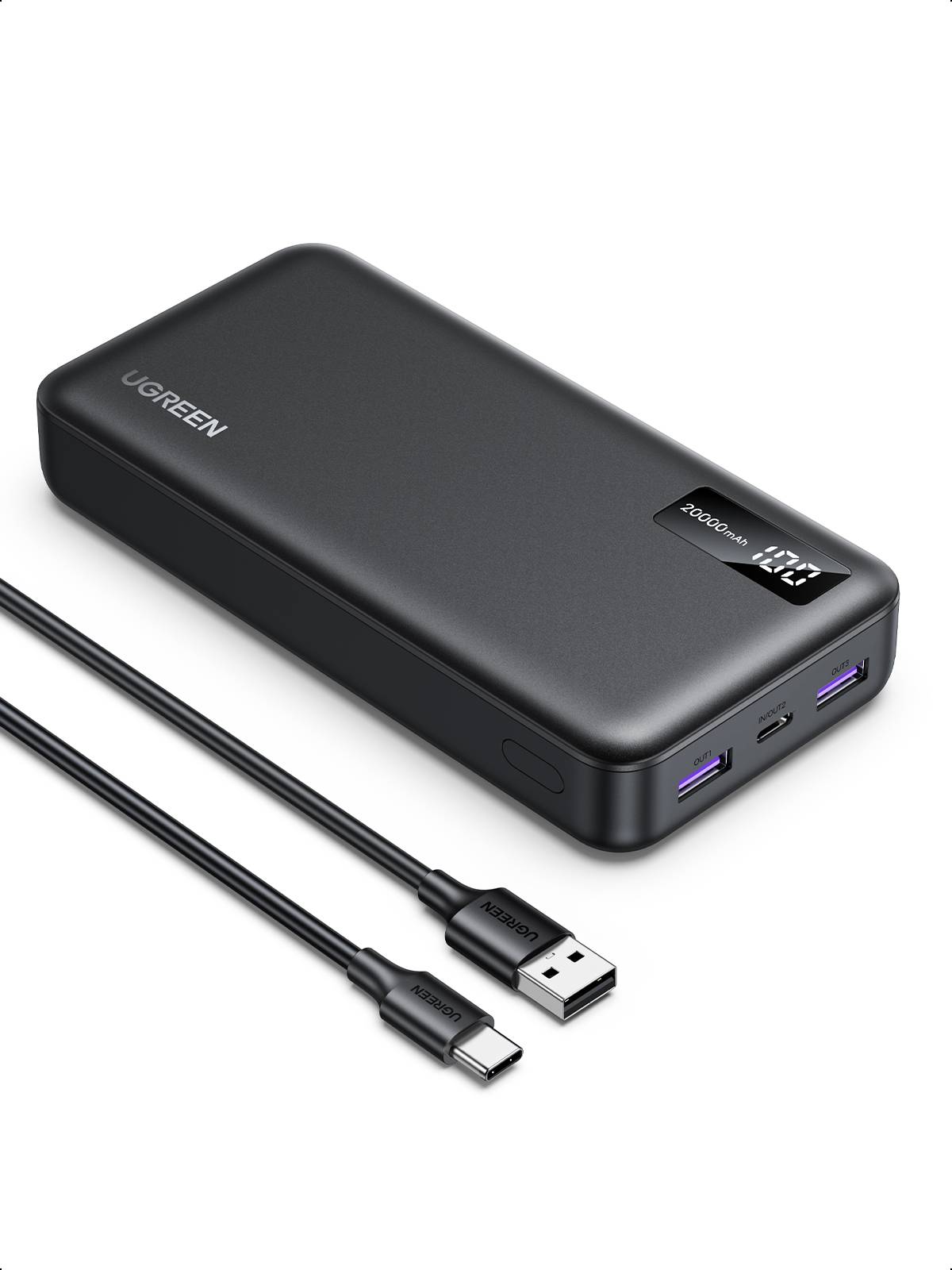 Ugreen 25683 powerbank 20000 mAh Zwart