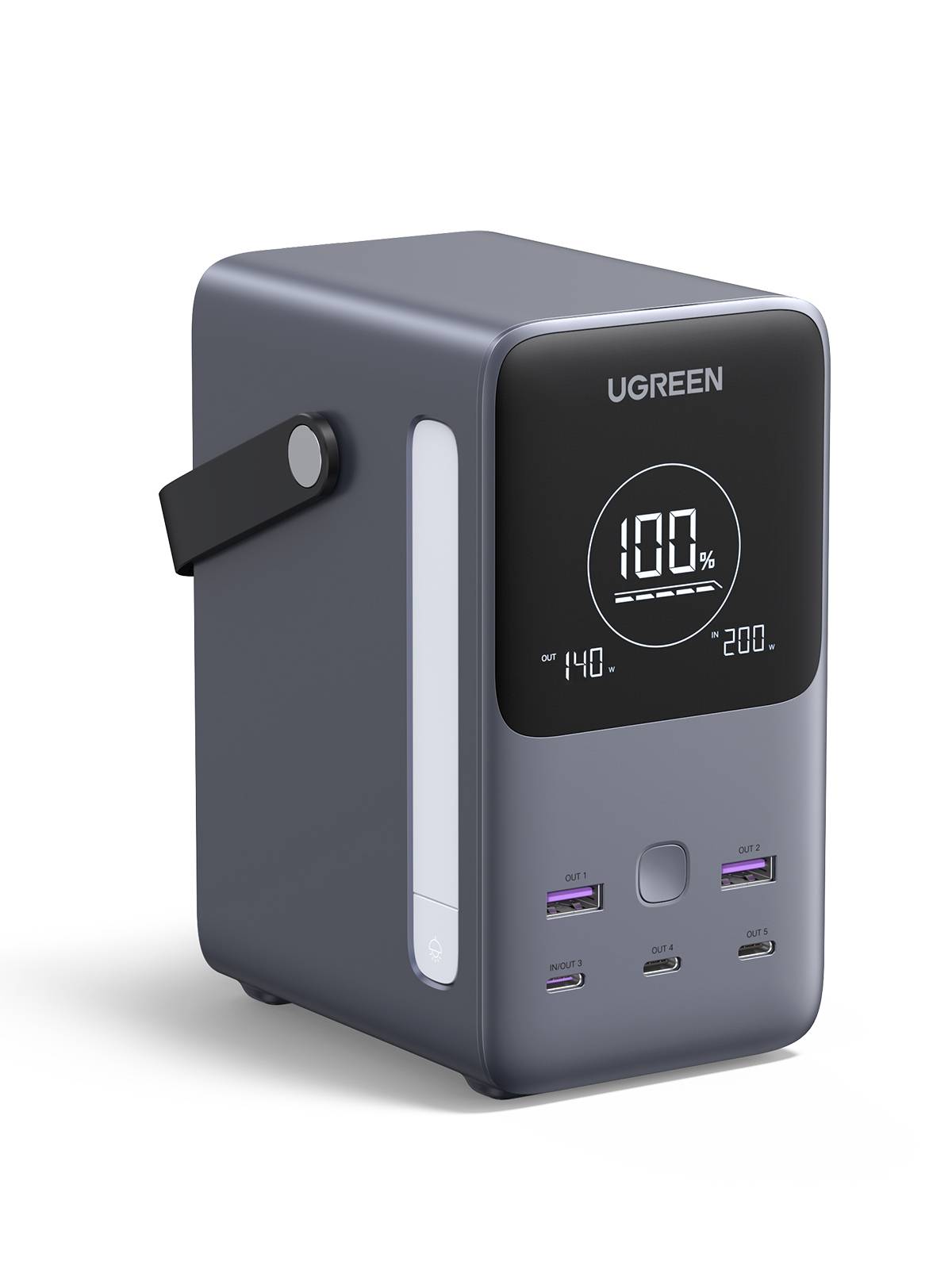 Ugreen Nexode Power Bank 48000 mAh Lithium Grijs