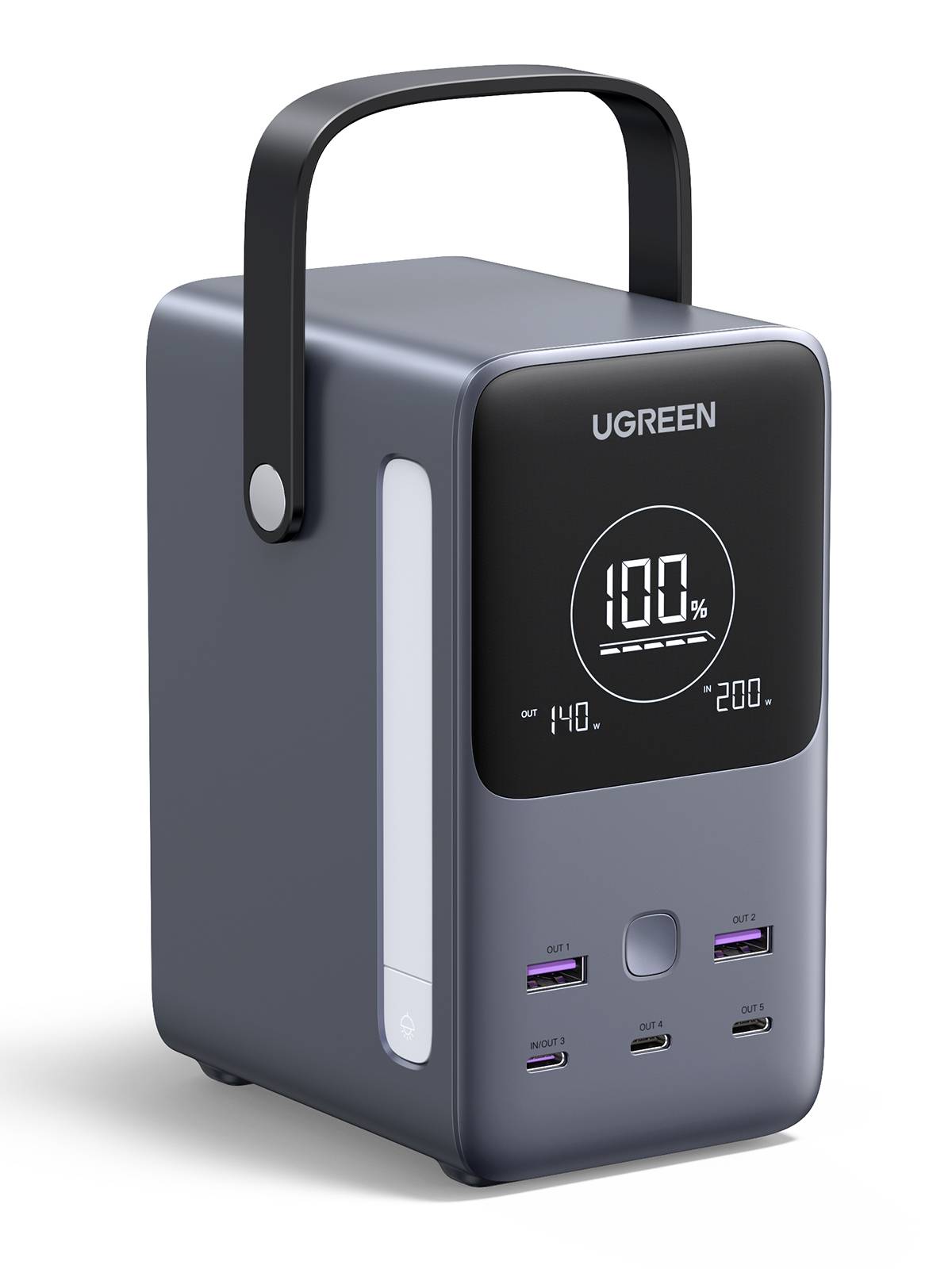 Ugreen Nexode Power Bank 48000 mAh Lithium Grijs