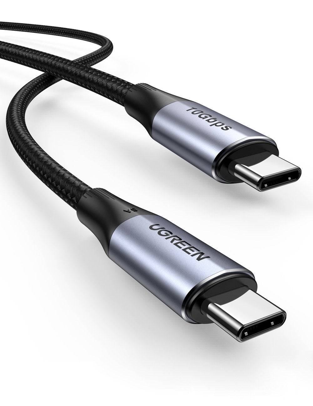 Ugreen 80150 USB-kabel USB 3.2 Gen 2 (3.1 Gen 2) USB C Zwart