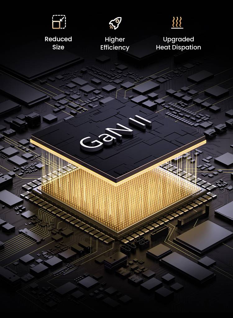 Ugreen Nexode Pro 160W GaN Charger with USB-C Cable Universeel Zwart, Grijs AC Snel opladen Binnen