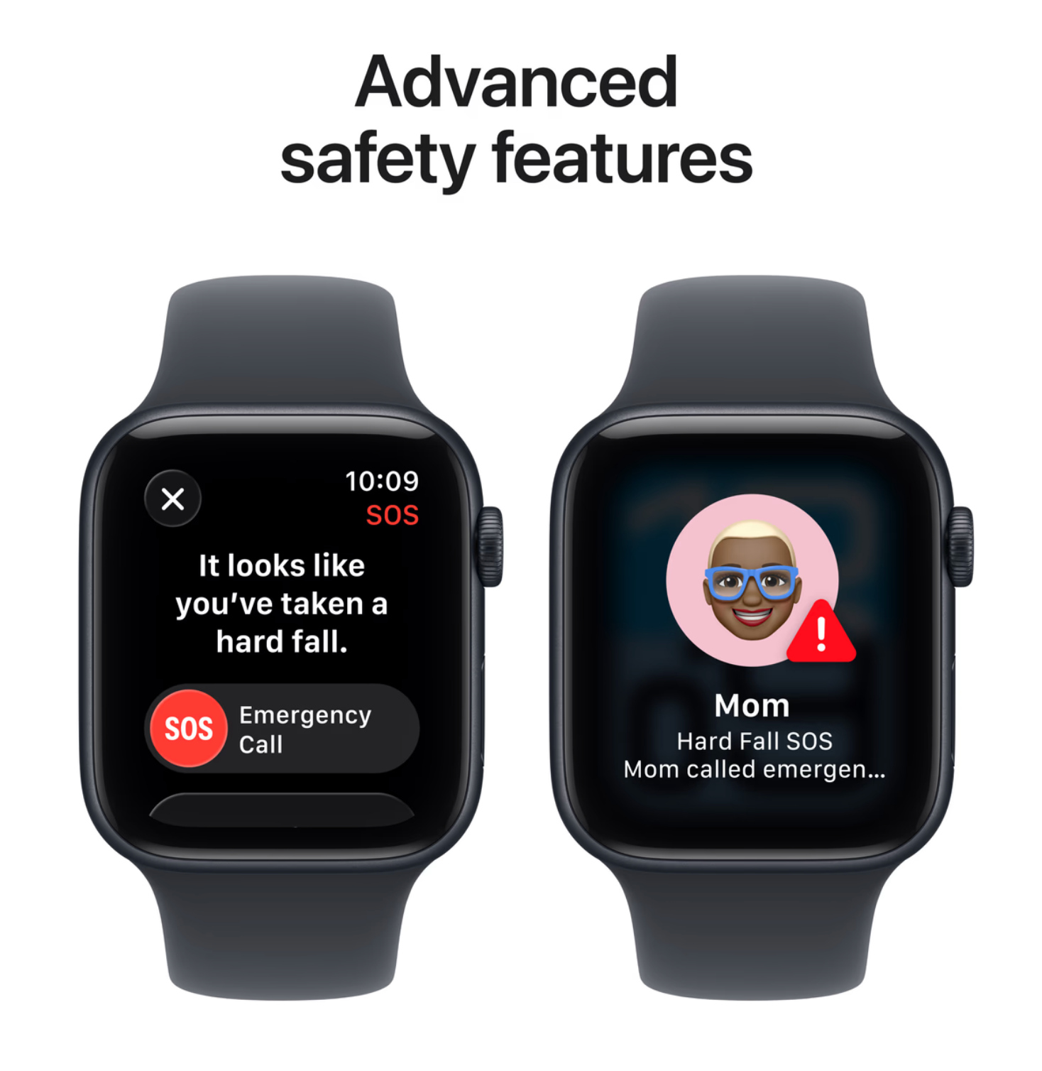 Apple Watch SE 3 (2025) Cellular 44mm Midnight Sportband S/M