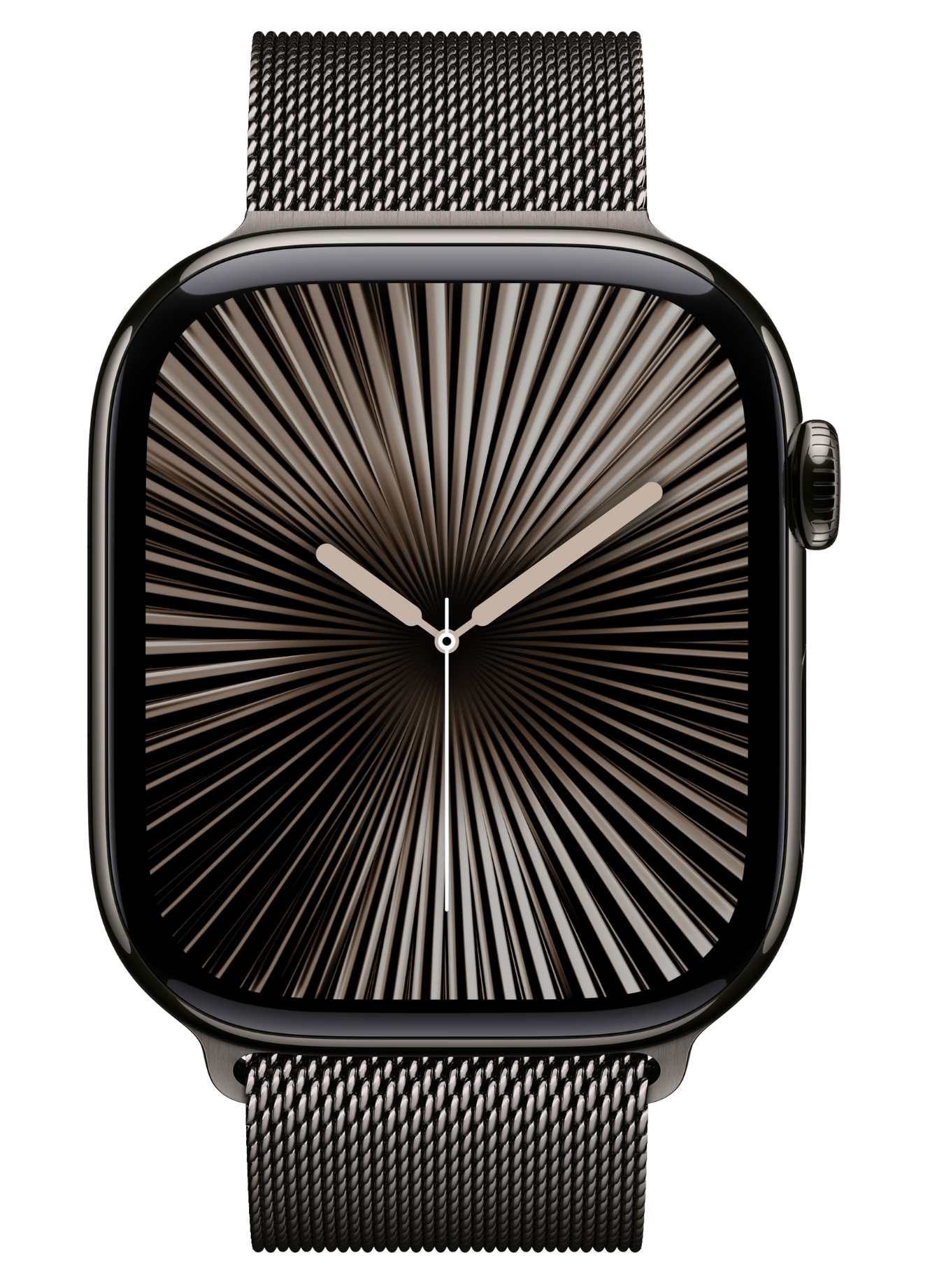 Apple Watch Series 10 4G 46mm Titanium Zwart Milanese Band S/M