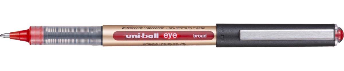 Uni-ball Eye Broad roller Eco, schrijfbreedte 0,85 mm, rood