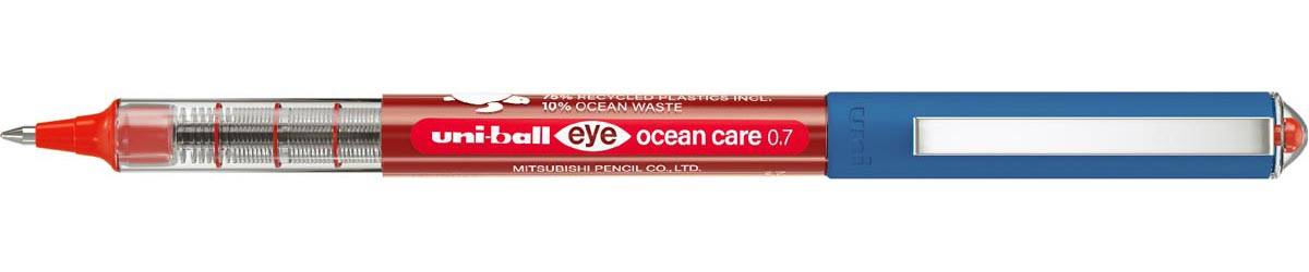 Uni-ball Eye roller Ocean Care, medium, rood