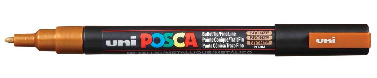 uni-ball Paint Marker op waterbasis Posca PC-3M brons