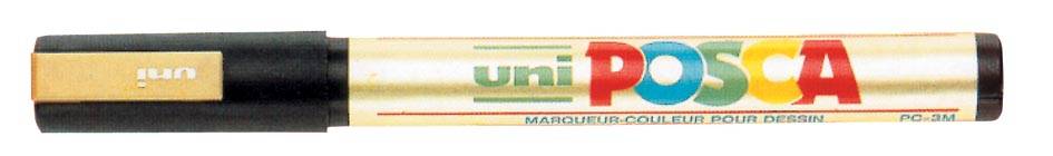 uni-ball Paint Marker op waterbasis Posca PC-5M goud