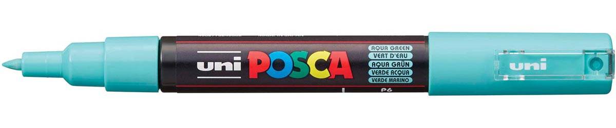 Uni POSCA paintmarker PC-1MC, 0,7 mm, zeegroen