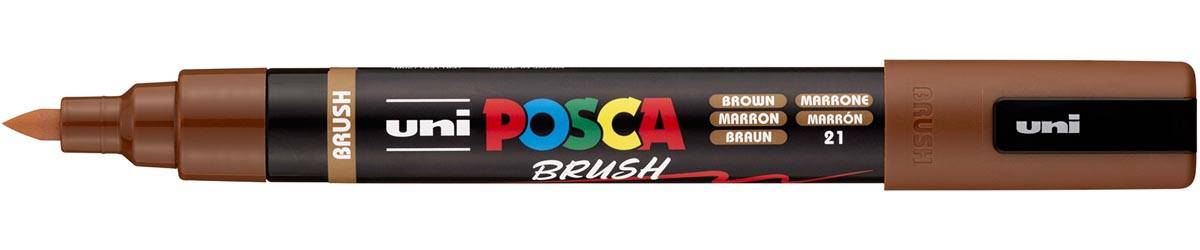 Uni Posca paintmarker PC-5BR, 1 - 4 mm, penseel punt, bruin