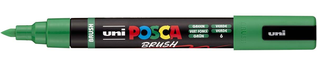 Uni Posca paintmarker PC-5BR, 1 - 4 mm, penseel punt, donkergroen