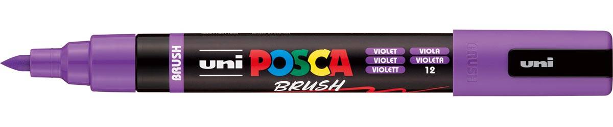Uni Posca paintmarker PC-5BR, 1 - 4 mm, penseel punt, paars