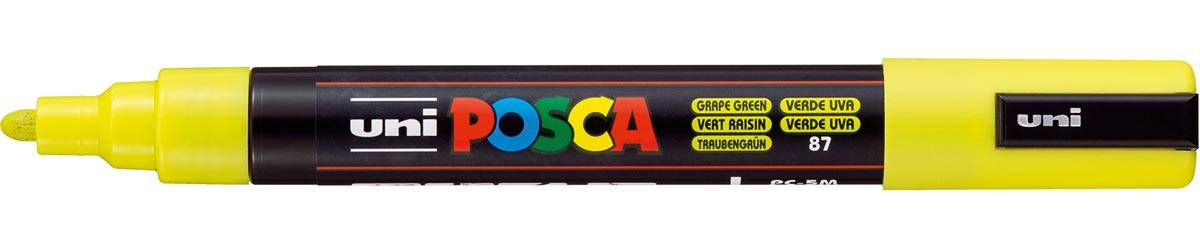 Uni Posca paintmarker PC-5M, 1,8 - 2,5 mm, ronde punt, druifgroen