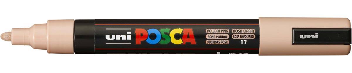 Uni Posca paintmarker PC-5M, 1,8 - 2,5 mm, ronde punt, poeder roze