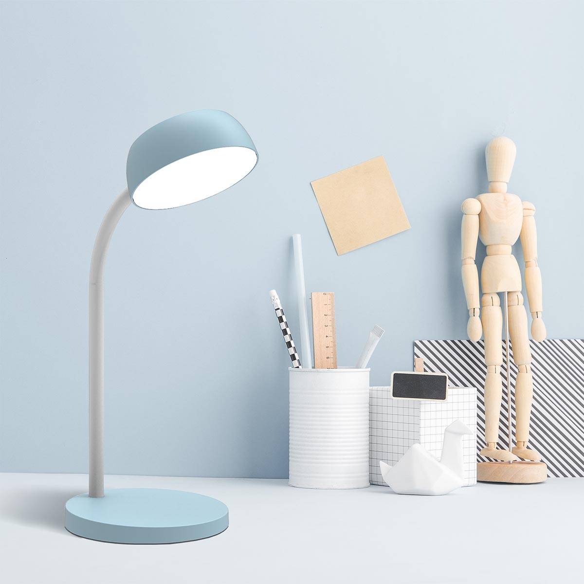 Unilux bureaulamp Tamy, LED, blauw