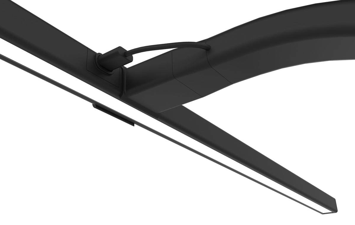 Unilux LED bureaulamp Strata, zwart