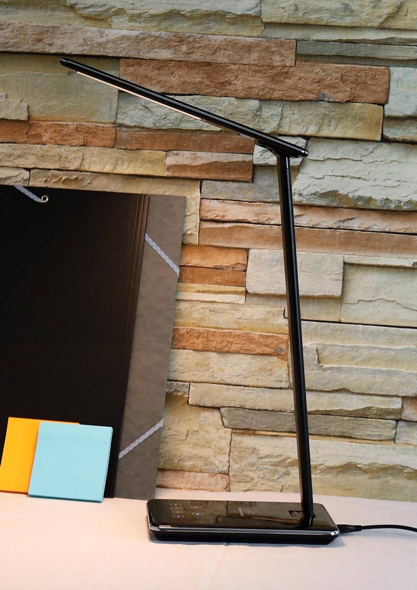 Unilux Linka bureaulamp, zwart