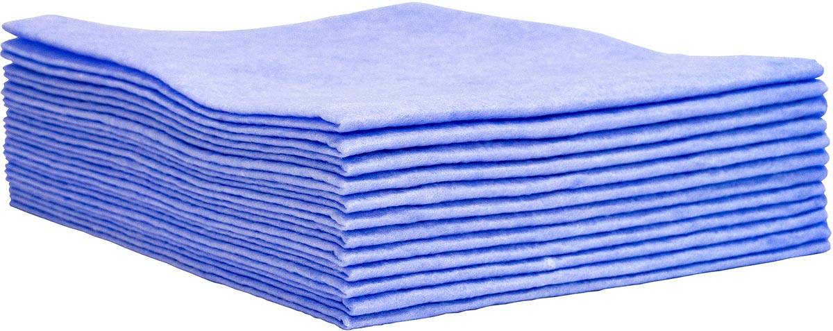 Universele poetsdoek, 1/4 vouw, ft 30 x 33 cm, roze, doos van 150 stuks, boîte de 150 pièces