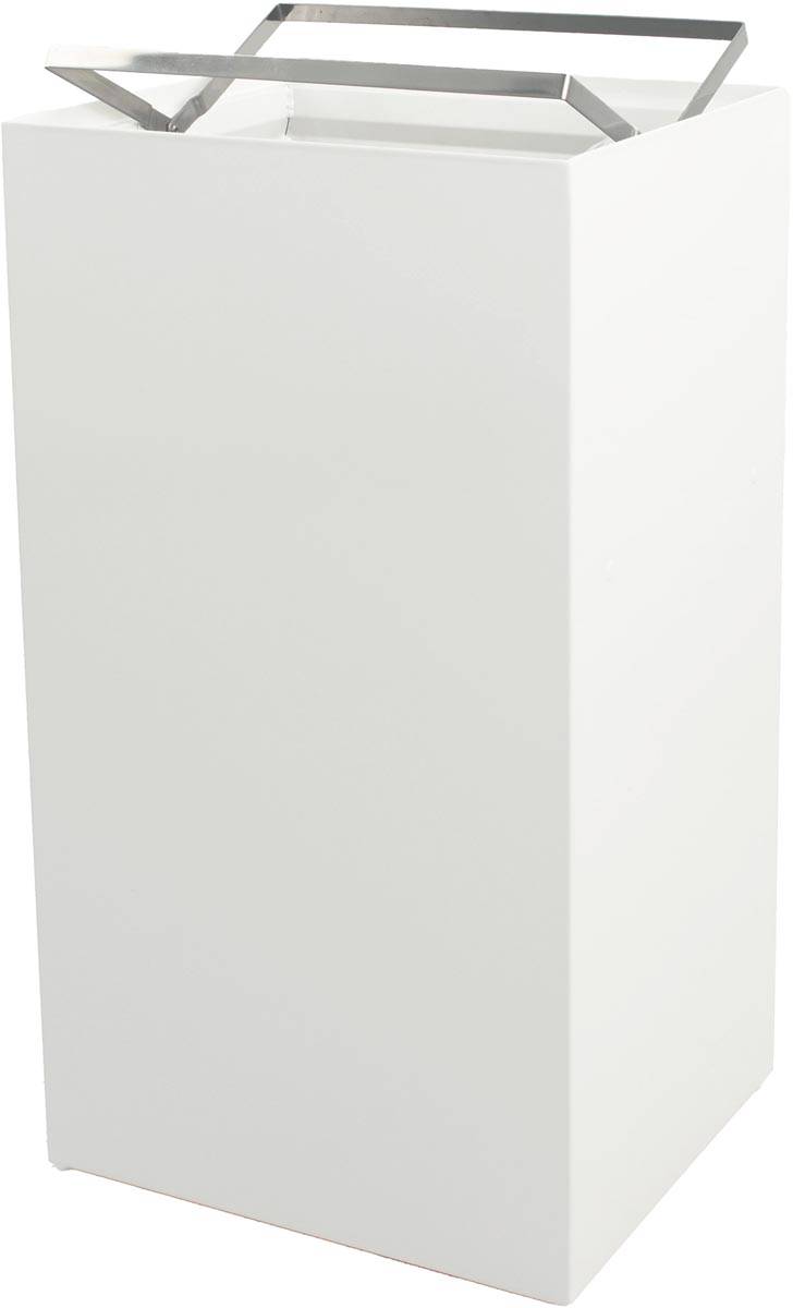 V-part modulaire afvalbak 90 l, wit