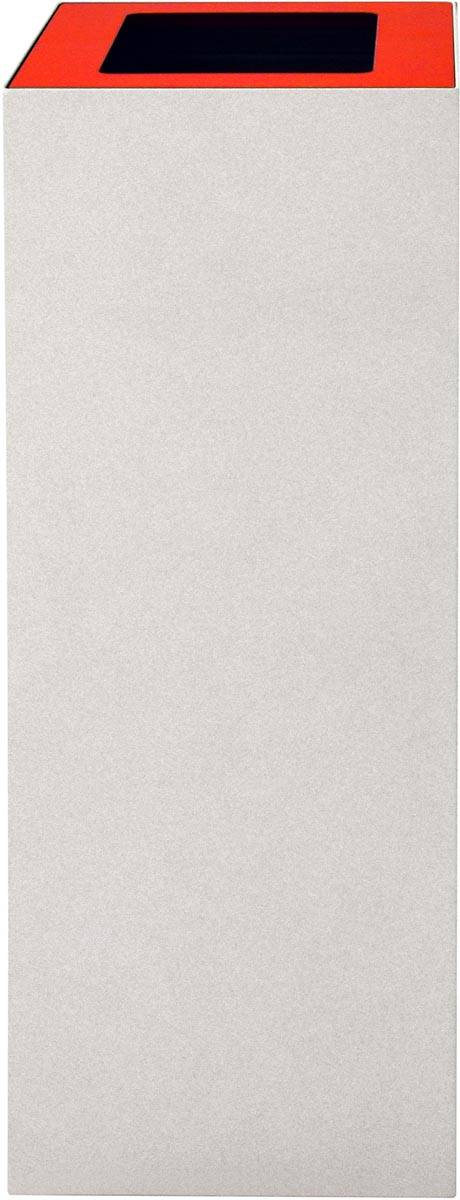 V-Part top voor modulaire afvalbak 60 l, rood