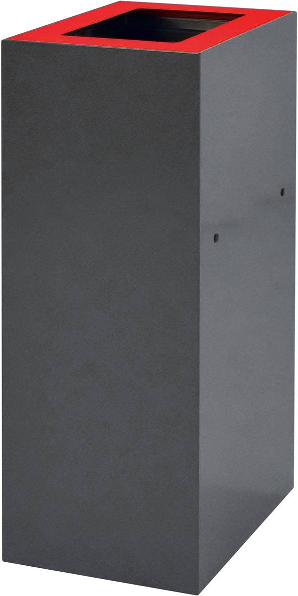 V-Part top voor modulaire afvalbak 60 l, rood