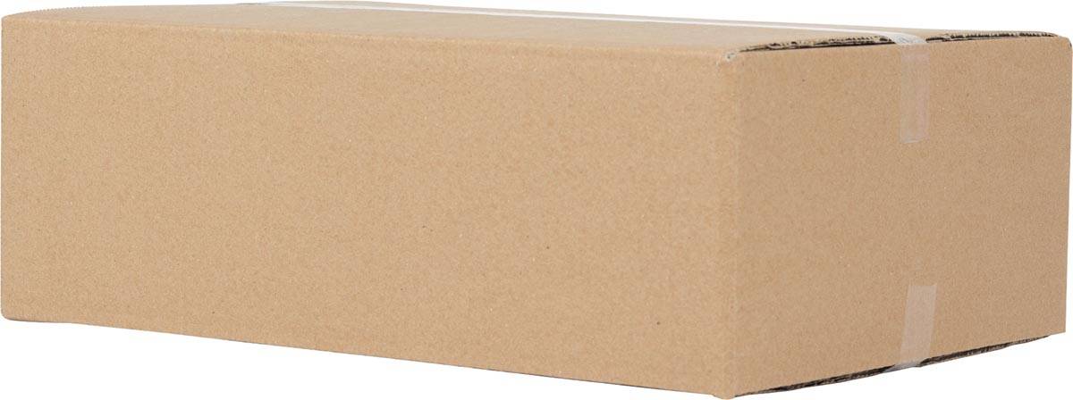 Verzenddoos, enkele golf, 3 mm, bruin, ft 305 x 220 x 100 mm