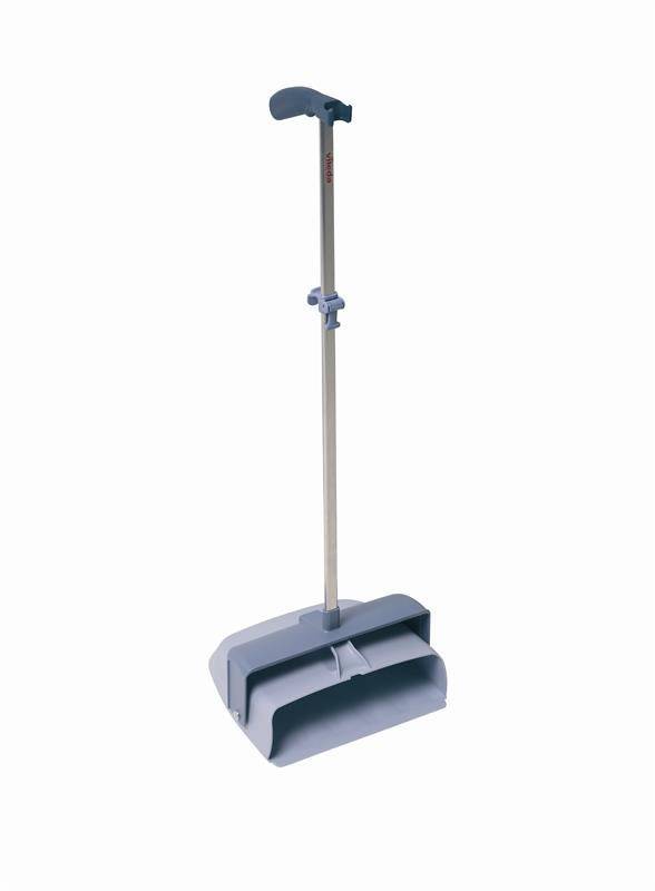 Vileda gesloten stofblik Dustpan, met aluminium steel