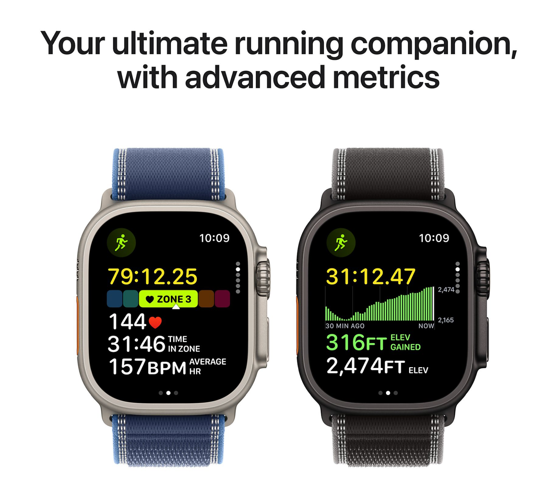 AppleWatch Ultra 3 Wifi + 5G - 49 mm Natural Titanium Case with Light Blue Alpine Loop Medium