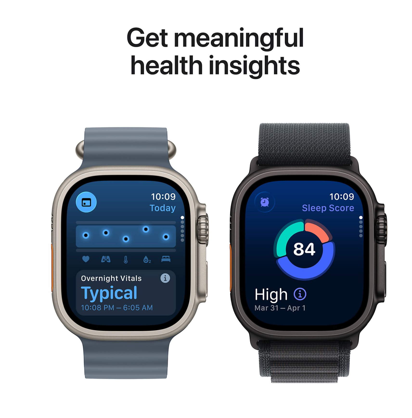 AppleWatch Ultra 3 Wifi + 5G - 49 mm Natural Titanium Case with Light Blue Alpine Loop Medium