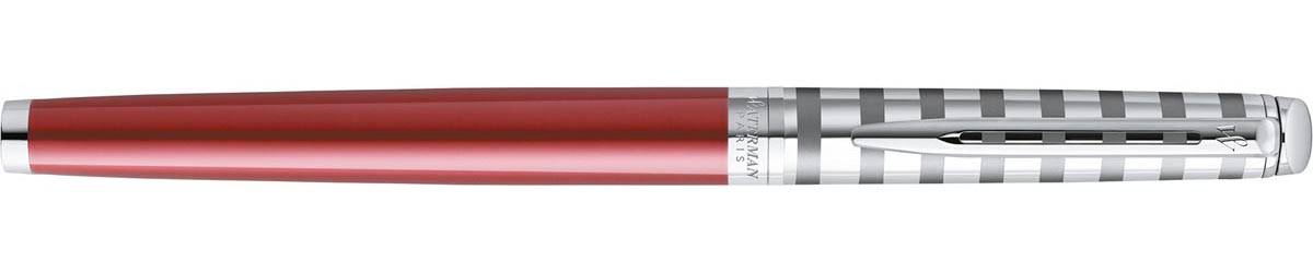 Waterman roller Hémisphère Deluxe Red met palladium detail