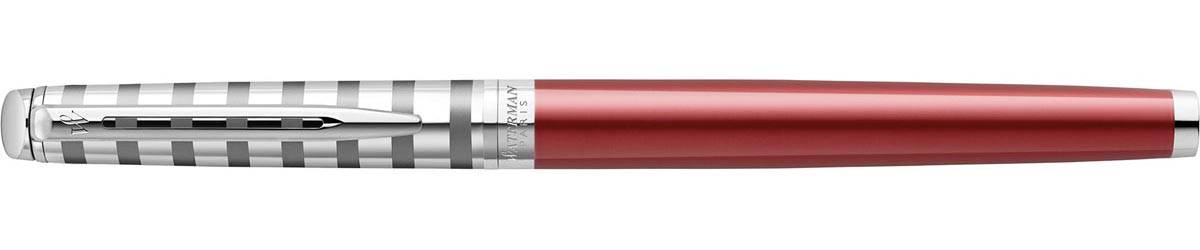Waterman vulpen Hémisphère Deluxe Red met palladium detail