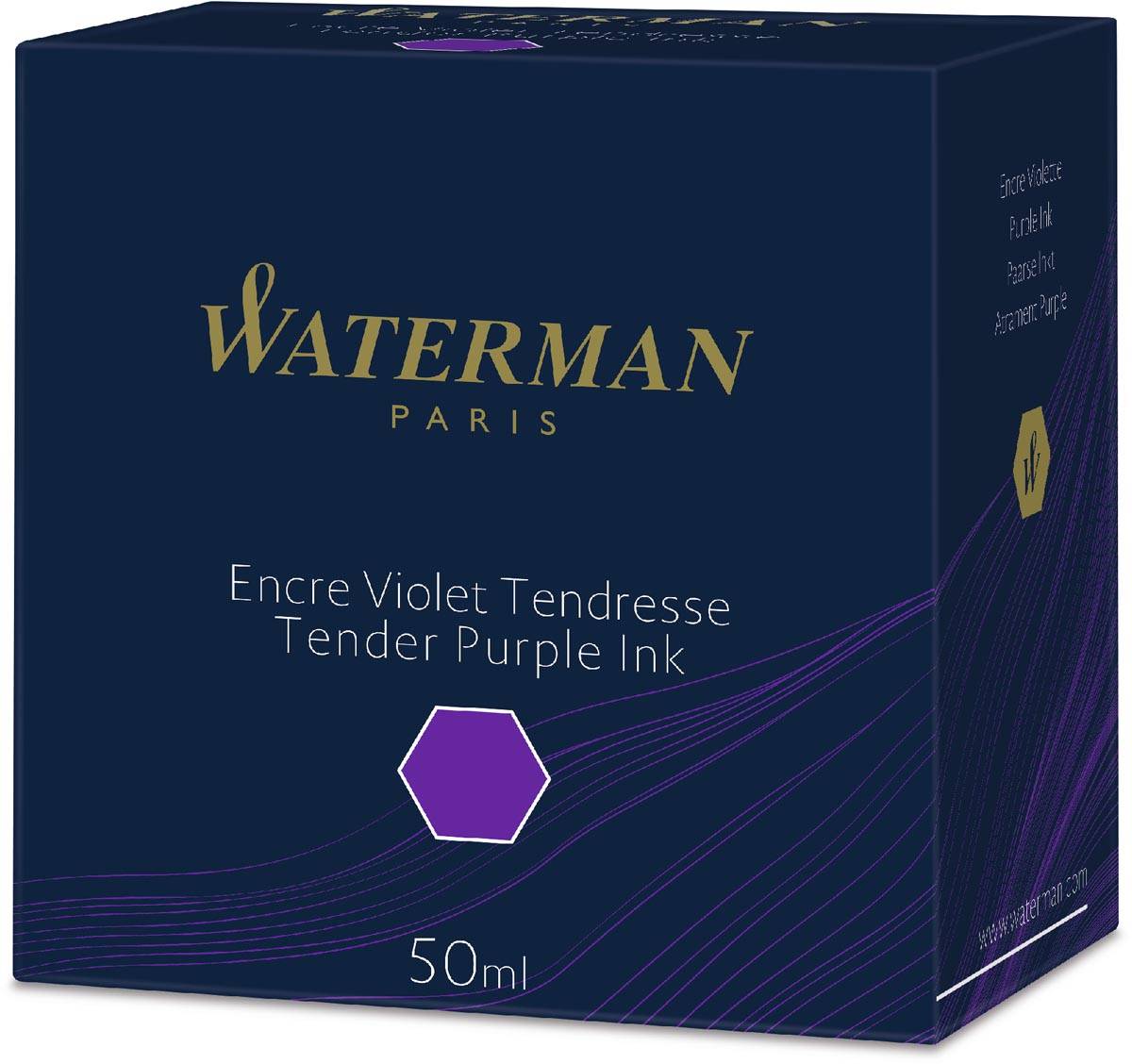 Waterman vulpeninkt 50 ml, paars (Tender)
