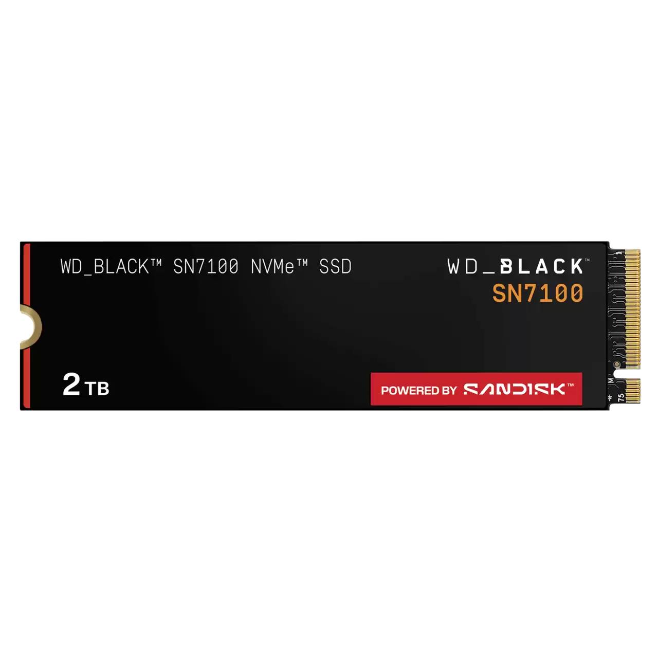 Western Digital Black WDS200T4X0E-00CJA0 internal solid state drive 2 TB M.2 PCI Express 4.0 NVMe TLC 3D NAND