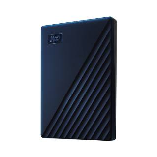 Western Digital My Passport for Mac externe harde schijf 5 TB USB Type-A / USB Type-C 3.2 Gen 1 (3.1 Gen 1) Blauw