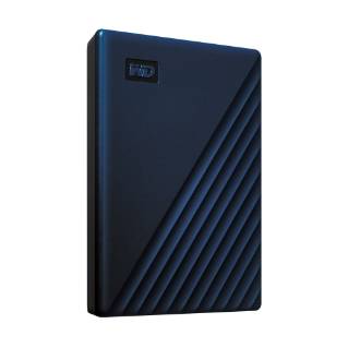 Western Digital My Passport for Mac externe harde schijf 5 TB USB Type-A / USB Type-C 3.2 Gen 1 (3.1 Gen 1) Blauw