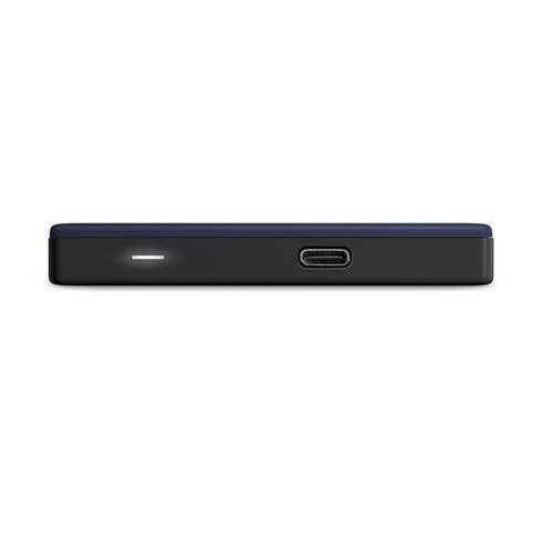 Western Digital WDBC3C0020BBL-WESN externe harde schijf 2 TB USB Type-C 3.2 Gen 1 (3.1 Gen 1) Zwart, Blauw