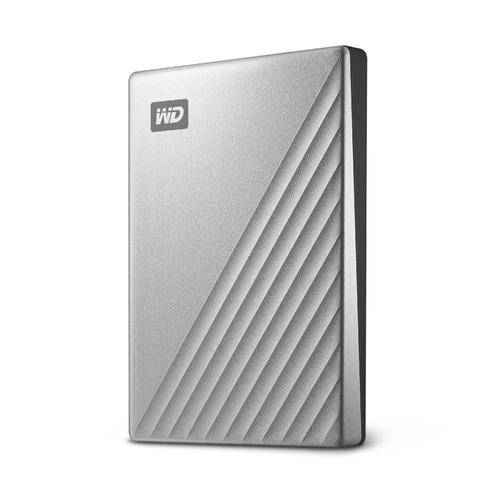 Western Digital WDBC3C0020BSL-WESN externe harde schijf 2 TB USB Type-C 3.2 Gen 1 (3.1 Gen 1) Zilver