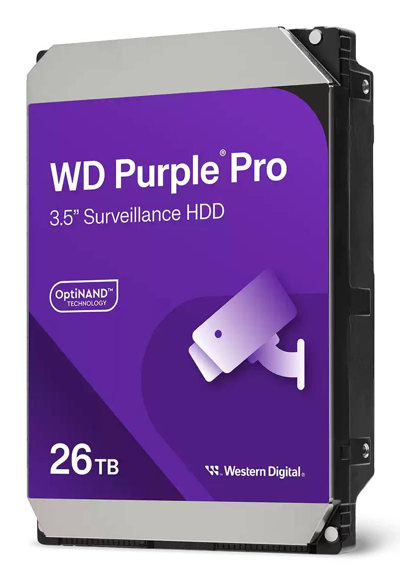 Western Digital Purple Pro WD240PURP interne harde schijf 26 TB 7200 RPM 3.5" SATA III