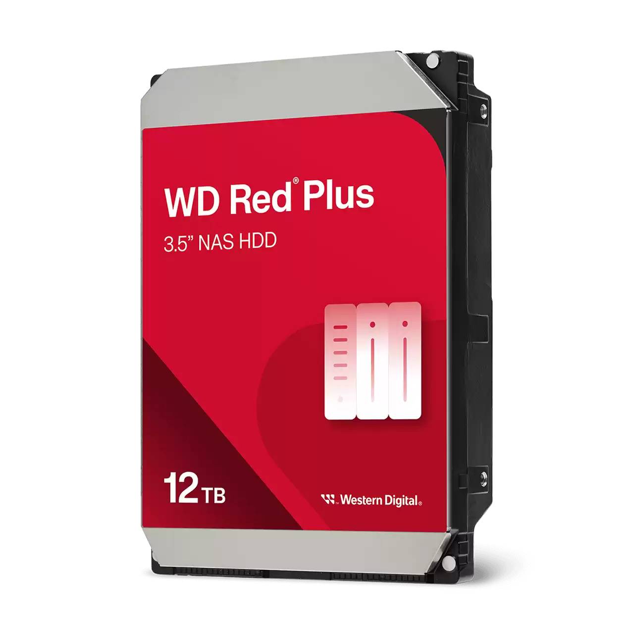 Western Digital Red Plus WD120EFGX interne harde schijf 12 TB 7200 RPM 512 MB 3.5" SATA III