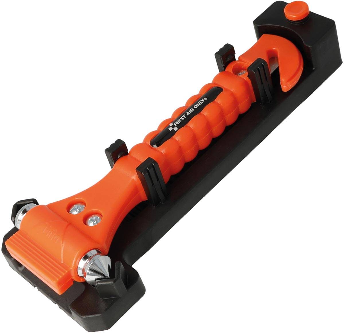 Westcott First Aid Only noodhamer met gordelsnijder, inclusief bevestiging, 2 stuks, oranje