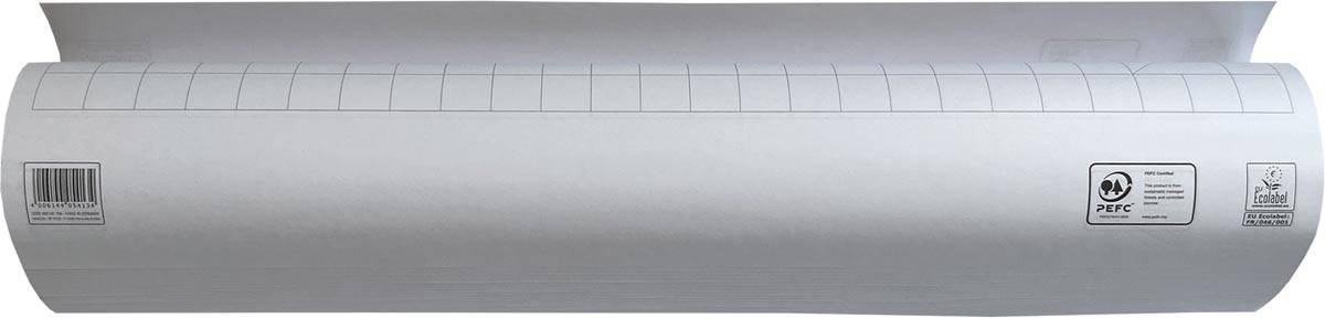 Work papierblok voor flipcharts, geruit, ft 65 x 98 cm, blok van 50 vel