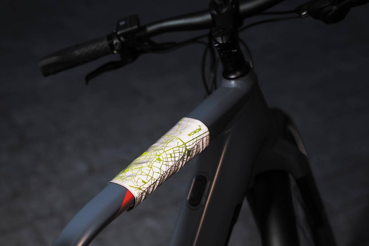 Wowow Quadro City map reflecterende band, 15 x 18 cm