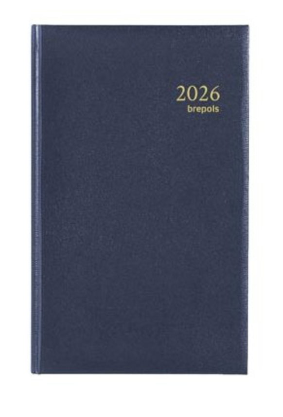Brepols agenda Brefix Lima 6-talig, blauw, 2026